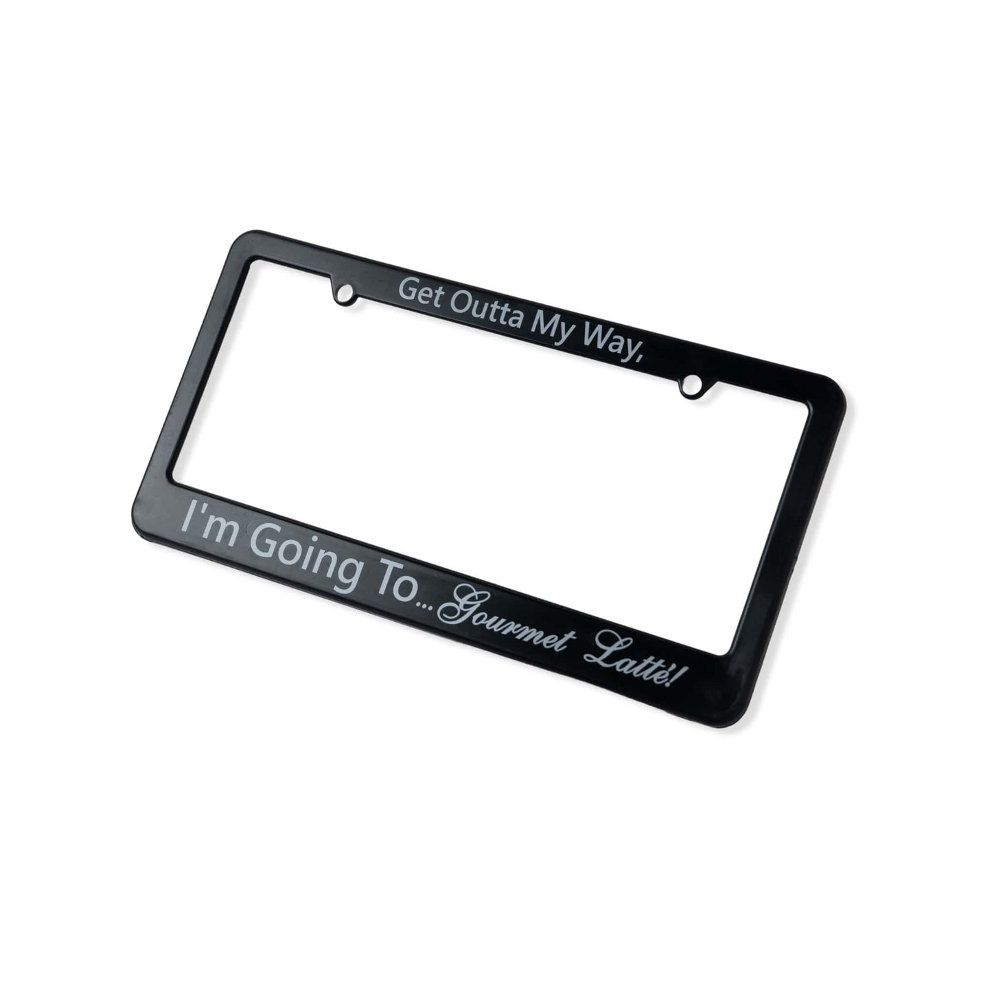 Gourmet Latte - License Plate - Gourmet Latte